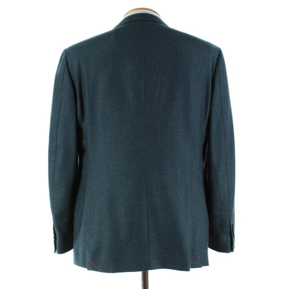 Cardinal of Canada NWT Wool Sport Coat Size 44R US In Blue & Green Melange